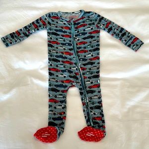 Posh Peanut Cars Footie Size 9-12 months